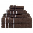 Bathroom Towels| Hastings Home 6-Piece Cotton Bath Towel Set (Bath Towels) - XA07479