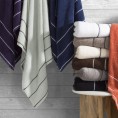 Bathroom Towels| Hastings Home Black/White Cotton Bath Towel Set (Hastings Home Bath Towels) - NG51278
