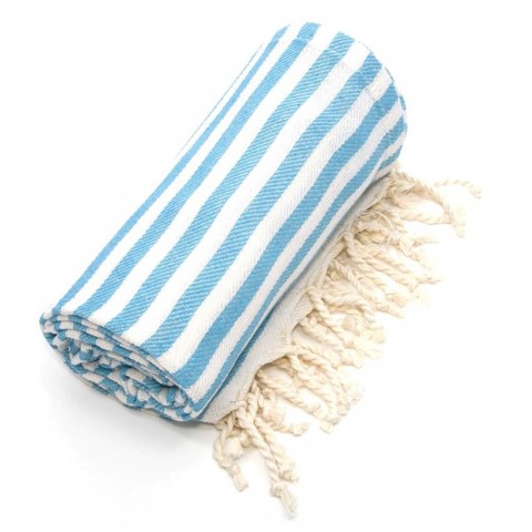 Bathroom Towels| Linum Home Textiles Turquoise Water Turkish Cotton Beach Towel (Fun in the Sun) - PI49014