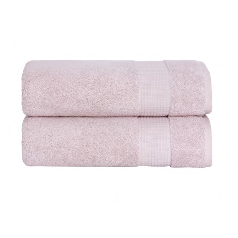 Bathroom Towels| SaaSoh 2-Piece Powder Cotton Bath Towel Set - UF84475