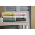 Bathroom Towels| SaaSoh 6-Piece Sand Cotton Bath Towel Set (Klassic) - TI26031