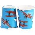 Airplane Party Supplies ? Serves 24 ? Includes Plates Knives Spoons Forks Cups and Napkins. Perfect Airplane Party Pack for Kids Airplane Themed Parties.