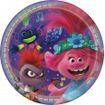 BashBox DreamWorks Trolls World Tour Birthday Party Supplies Pack Including Cake & Lunch Plates Cutlery Cups Napkins 8 Guests Plus BONUS BashBox Candles…