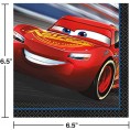 Cars 3 Birthday Party Pack – Includes 7” Paper Plates & Beverage Napkins Plus 24 Birthday Candles – Serves 16