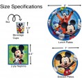 Mickey Mouse Birthday Party Supplies Pack: Big Small Plates Cups Napkins Table Cover Banner 16 Guests