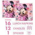 Minnie Mouse Birthday Party Supplies and Decorations for Minnie Birthday Party Easy Setup and Takedown with Banner Table Cover Plates Napkins & More