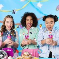 Party Popteenies – Party Pack – 6 Surprise Popper Bundle with Confetti Collectible Mini Dolls and Accessories for Ages 4 and Up Styles Vary