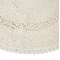 Bathroom Rugs & Mats| allen + roth 24-in x 24-in Off White Cotton Bath Mat - HC00028