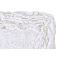 Bathroom Rugs & Mats| Better Trends Shaggy Border Bath Rug 24-in x 17-in White Cotton Bath Rug - CQ62008