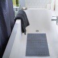 Bathroom Rugs & Mats| Elle Decor 15.75-in x 0.2-in Gray Polypropylene Bath Mat - SL66227