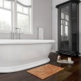 Bathroom Rugs & Mats| Hastings Home 24-in x 16-in Bamboo Wood Bath Mat - HY61170