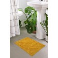 Bathroom Rugs & Mats| undefined 30-in x 20-in Yellow Microfiber Bath Mat - RP51288