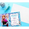 12 guests frozen 1 birthday party invitation card party supplies discount gift card greeting card