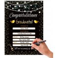 30 Cards with Envelopes,graduation party invitations,High School,University Grad Celebration（black 010-1）
