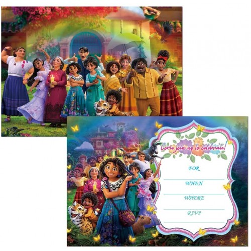 Encanto Birthday Party Supplies Invitations Cards Girls Party Supplies Birthday Card 20 Set