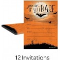 Halloween Party Invitations and Envelopes 12 Cards