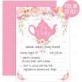 Tea Party Invitations Tea Party invites for Birthday Baby Shower Bridal Shower Egagement Party Royal Princess Tea Party 20 Invitations with White Envelopes