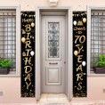 2 Pieces 70th Birthday Party Decorations Cheers to 70 Years Banner 70th Party Decorations Welcome Porch Sign for 70 Years Birthday Supplies 70th Birthday