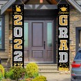 2022 Graduation Banners Graduation Porch Sign 2022- Class of 2022 Graduation Party Supplies 2022 Graduation Decorations Banners Hanging Flags Banner Signs Indoor & Outdoor Home Door Porch Decor