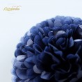 NICROLANDEE Navy Blue Party Decorations 12 PCS Navy Blue Tissue Paper Pom Poms for Get Ready Bridal Shower Wedding Birthday Bachelorette Nursery Decorations Graduation Party Supplies