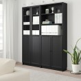 BILLY OXBERG Bookcase with panel glass doors